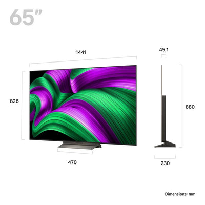 LG OLED65C56LB 65 Inch OLED evo AI C5 4K Ultra HD HDR Smart TV