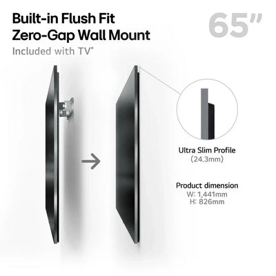 LG OLED65G54LW 65 Inch OLED evo AI G5 4K UHD HDR Smart TV with LG US90TY 5.1.3ch Soundbar Bundle