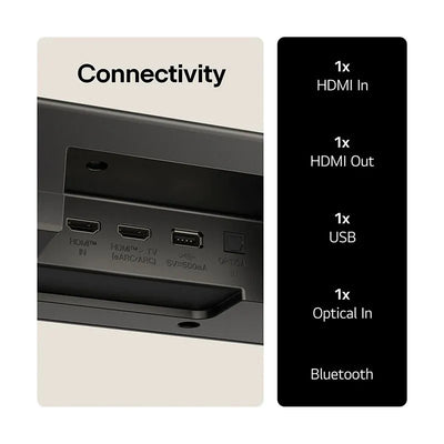 LG US70TY 3.1.1 ch Dolby Atmos Soundbar & Subwoofer - Clearance