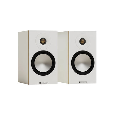 Marantz CINEMA 70s 7.2 Channel AV Receiver Silver with Monitor Audio Bronze 300 7G 5.1 Speaker Package White