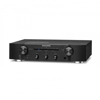 Marantz PM6007 Integrated Amplifier with Bowers and Wilkins 606 S3 Bookshelf Speakers Pair Black HiFi Package