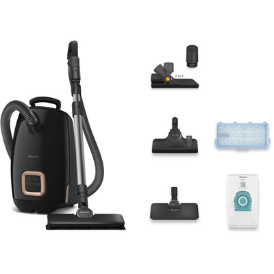 Miele Guard L1 AllFloor 890W Cylinder Vacuum Cleaner 4 Power Settings Obsidian Black