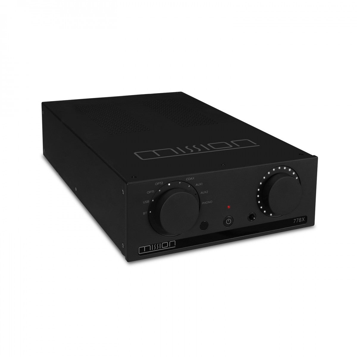 Mission 778X Integrated Amplifier Black with Wharfedale Diamond 12.3i Floorstanding Speakers Walnut Pair Hifi Package