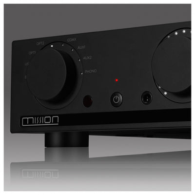 Mission 778X Integrated Amplifier Black with Wharfedale Diamond 12.3i Floorstanding Speakers Walnut Pair Hifi Package