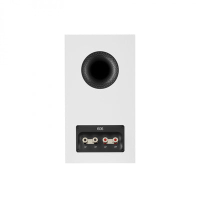Mission 778X Integrated Amplifier Silver with Bowers & Wilkins 606 S3 Standmount Speakers White Pair