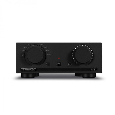 Mission 778X Integrated Amplifier with Bowers & Wilkins 607 S3 Bookshelf Speakers Pair - Black