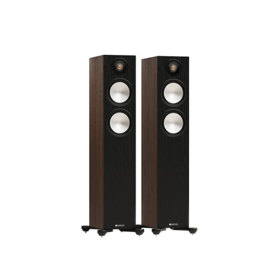 Monitor Audio Bronze 300 7G Floorstanding Speakers Pair Walnut