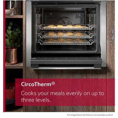 Neff U2ACH7AG7B N50 Built in Self Cleaning Electric Double Oven Graphite