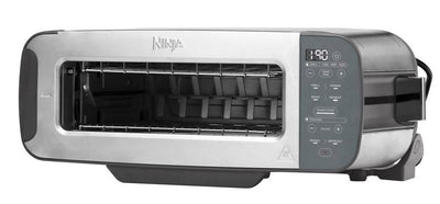 Ninja ST202UK 3-in-1 2 Slice Toaster - Grill and Panini Press - Stainless Steel