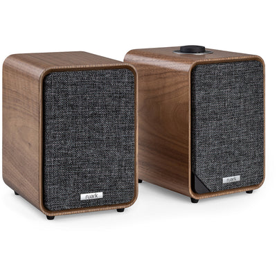 Pro-Ject T1 EVO Standard Turntable and Ruark MR1 MK3 Active Bluetooth Speakers with Built-in MM Phono Preamp Walnut