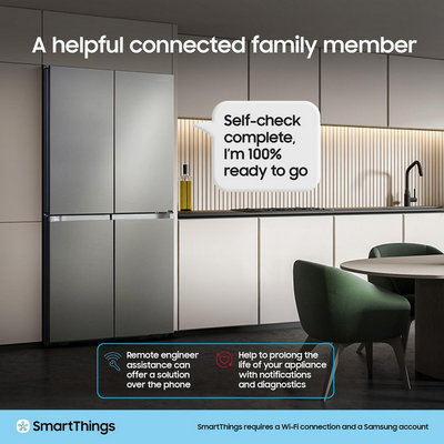 Samsung Series 9 RS90F64EEFEU Bespoke AI Home 621L Total No Frost American Fridge Freezer Black