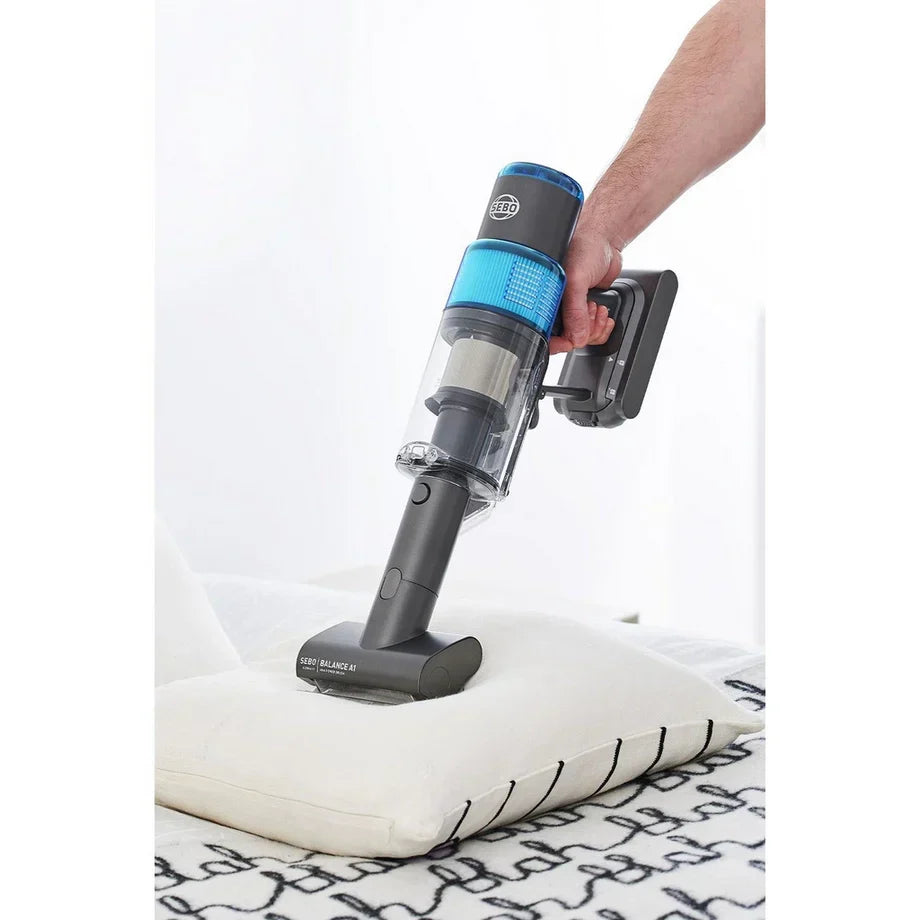 Sebo 95001GB Balance A1 Cordless Stick Vacuum Cleaner Basalt Grey and Blue - Clearance