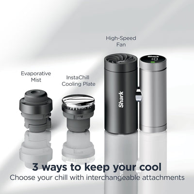 Shark ChillPill 3-in-1 Fan, Mist & InstaChill System - Carbon FA022UK