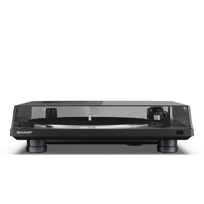 Sharp RP-TT100 Fully Automatic Belt Drive Bluetooth Turntable with Built-in Preamp Black