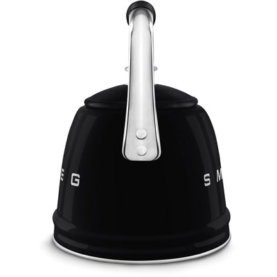 Smeg WKF01BL Retro 50s Style Whistling Hob Kettle Black