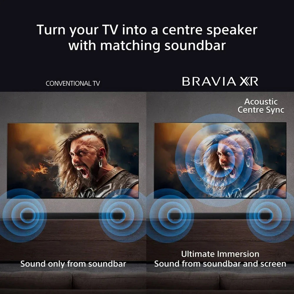 Sony K55XR80PU 55 Inch BRAVIA 8 4K UHD HDR OLED Smart TV with BRAVIA Theatre Bar 8 HTA8000 Soundbar Bundle