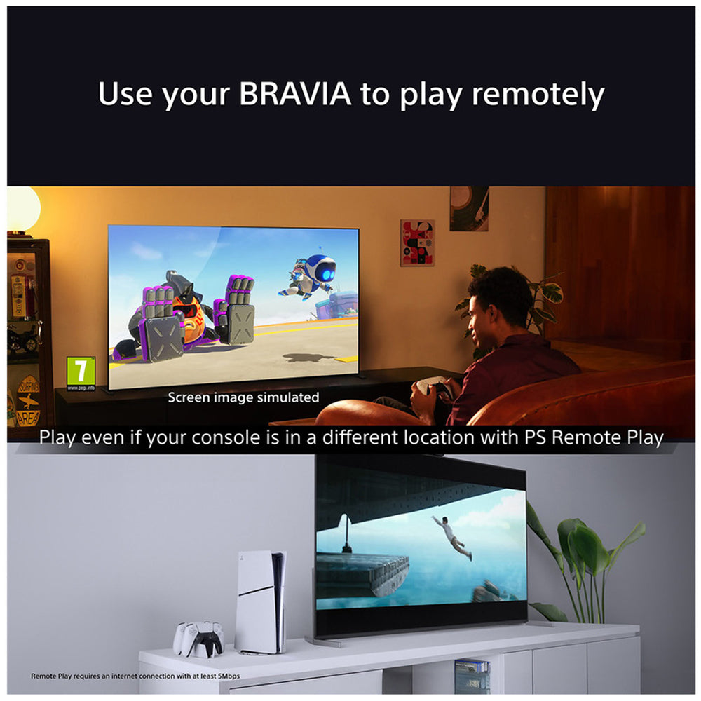 Sony K65XR55B 65 Inch BRAVIA 5 Mini LED 4K Ultra HD HDR Smart Google TV