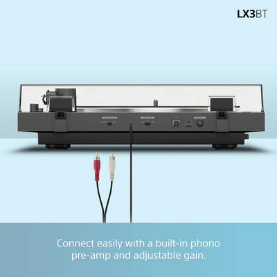 Sony PSLX3BT Fully Automatic Bluetooth Turntable With Klipsch R-50PM Powerd Bluetooth Speakers Pair Hi-Fi Package