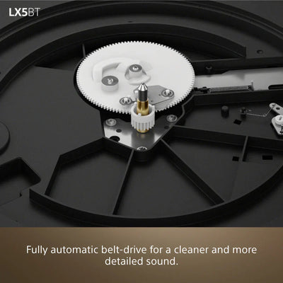 Sony PSLX5BT Fully Automatic Bluetooth Turntable With Kanto YU6 Powerd Bluetooth Speakers Pair Hi-Fi Package