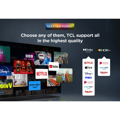 TCL 50V6C-UK 50 Inch V6C 4K Ultra HD HDR Direct LED Smart Google TV