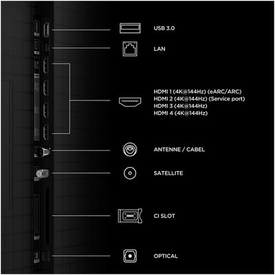 TCL 85C8L-UK 85 Inch C8L 4K Ultra HD HDR Premium SQD-Mini LED Smart Google TV 2026