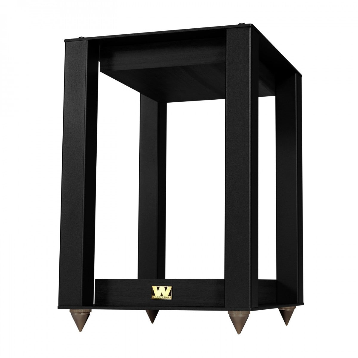 Wharfedale Linton Heritage Standmount Speakers with Matching Stands - Black Oak