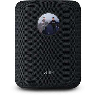 WiiM Sound Wireless Smart Speaker with WiiM NorStone Floor Stand (Single) - Black